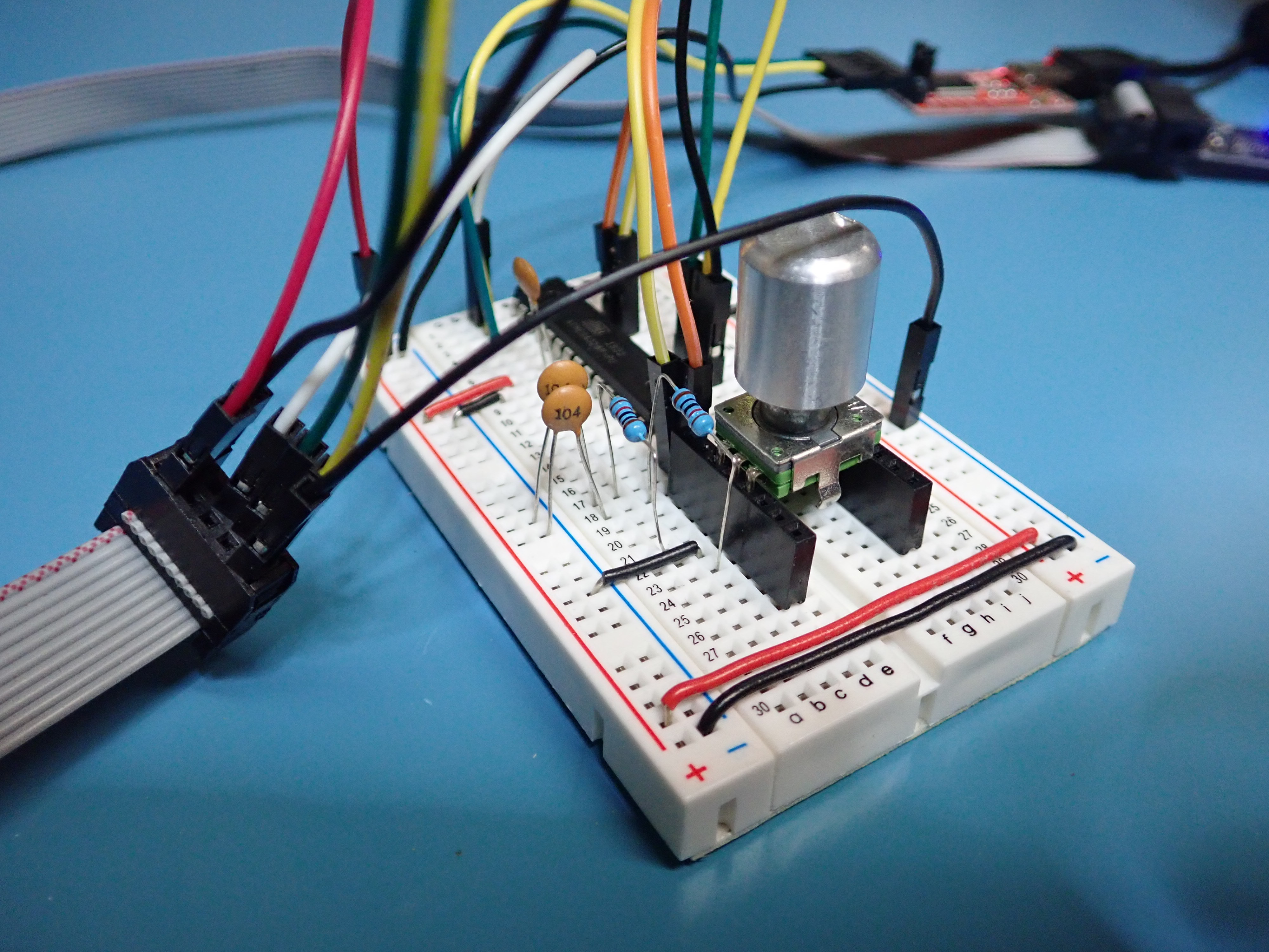 Rotary Encoder Breadboard